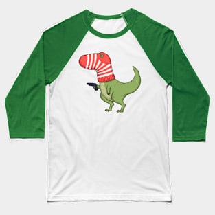 Dangerous Dinosaur Funny Dinosaur Design Baseball T-Shirt